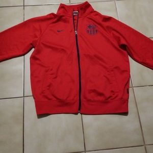NIKE FC Barcelona Zipup Sweater L Red
